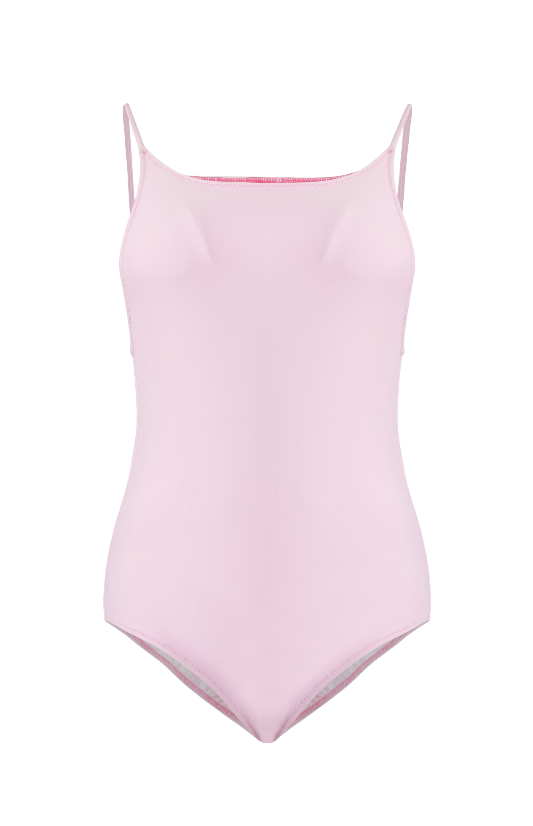 Designer Cherry Blossom one piece swimsuit for women in blush pink with removable cups and plus sizes available. Stylish swimwear for sexy summer looks.
