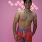 Orange Reef Rider Board Shorts