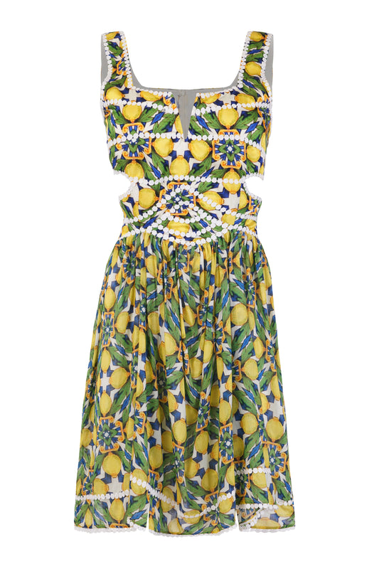 Amalfi dress for women in lightweight breathable fabric, elegant summer beachwear perfect for resort, vacation and coastal styling