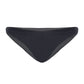 Ariel Bikini black mid-rise bottom with classic fit, smooth finish and comfortable coverage for beach and poolside wear