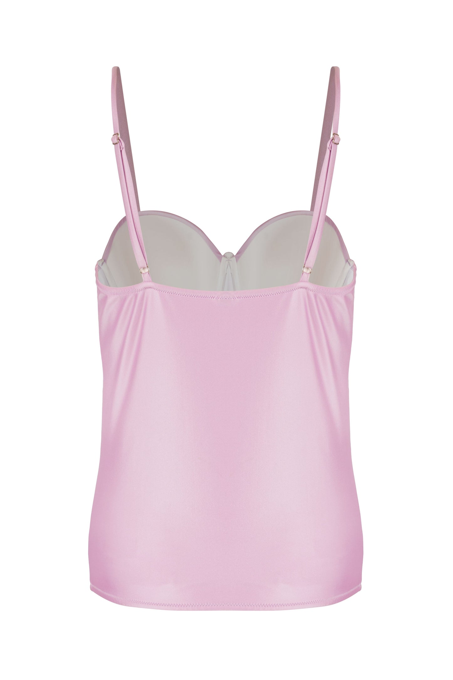 Astra tankini top for women in elegant pink, stylish designer beachwear for chic summer wear and modern resort styling