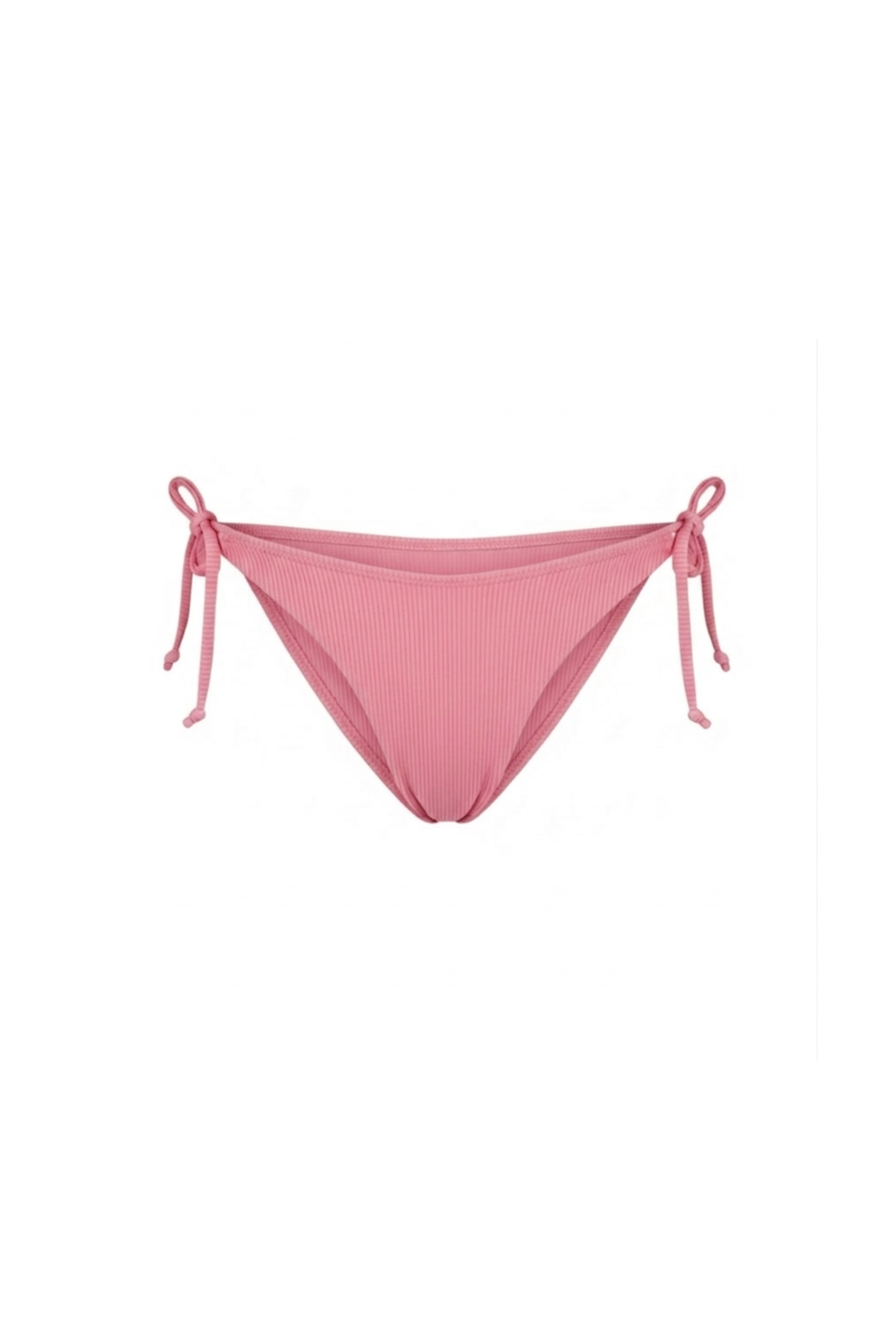Designer Kaia Bikini Bottom for women in pink, burgundy and blue quick-dry ribbed fabric with low-waist  customized fit, side ties and plus sizes. Stylish swimwear for sexy beach and resort looks.