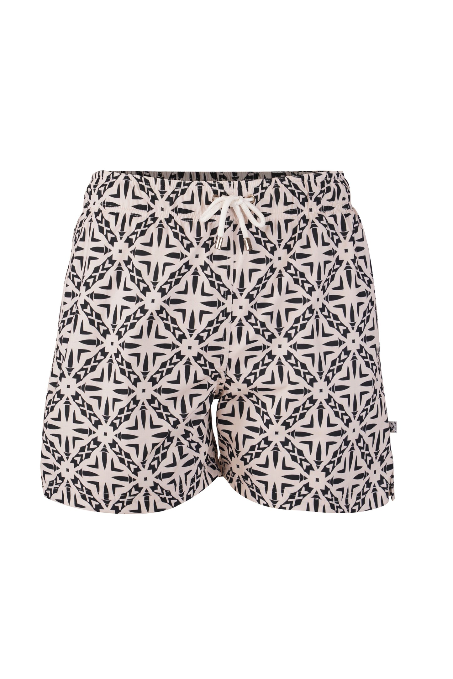 Roma shorts for boys in modern geometric print breathable sustainable beachwear swimwear shorts for boys