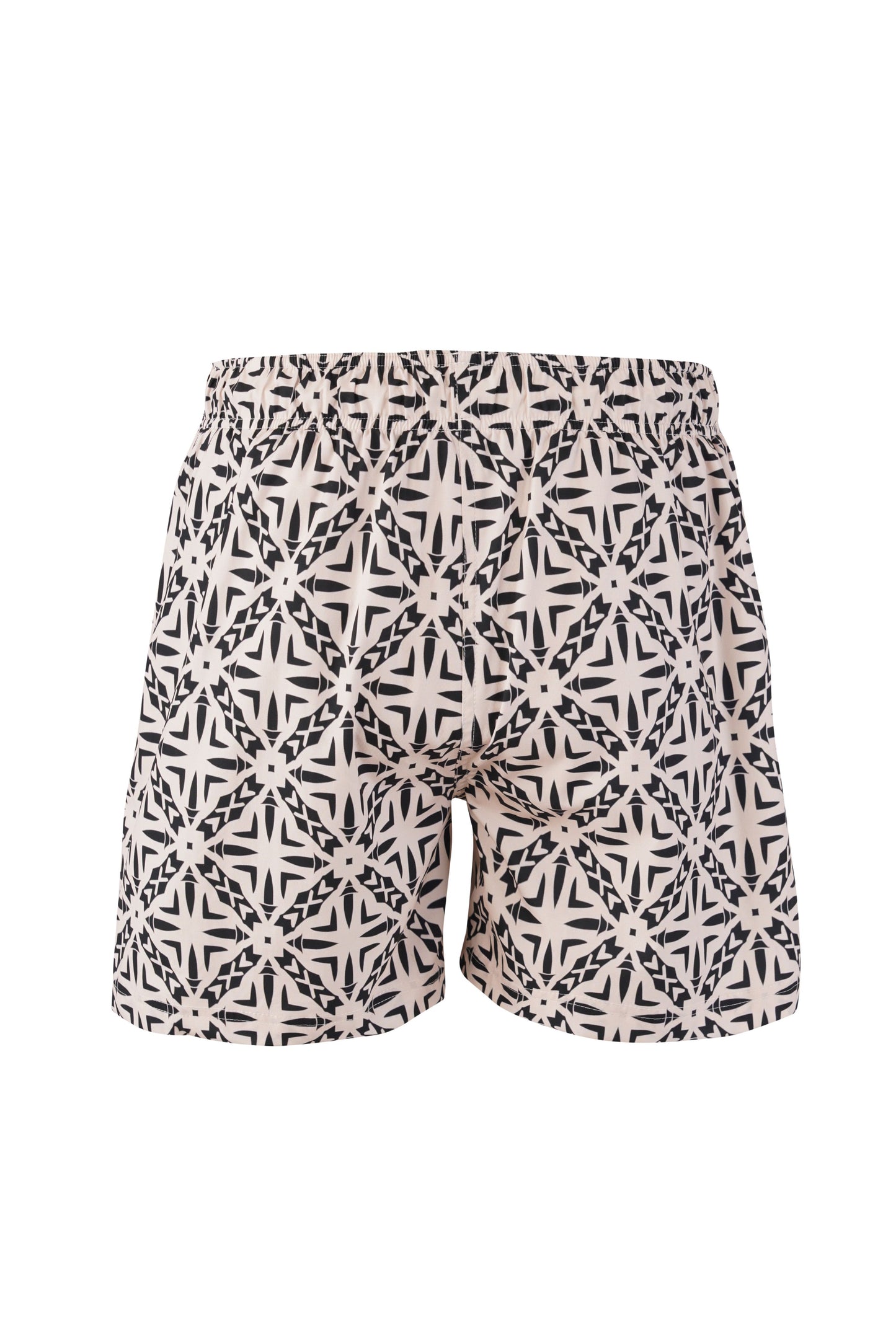 Roma shorts for men in modern geometric print breathable sustainable beachwear swimwear shorts for men