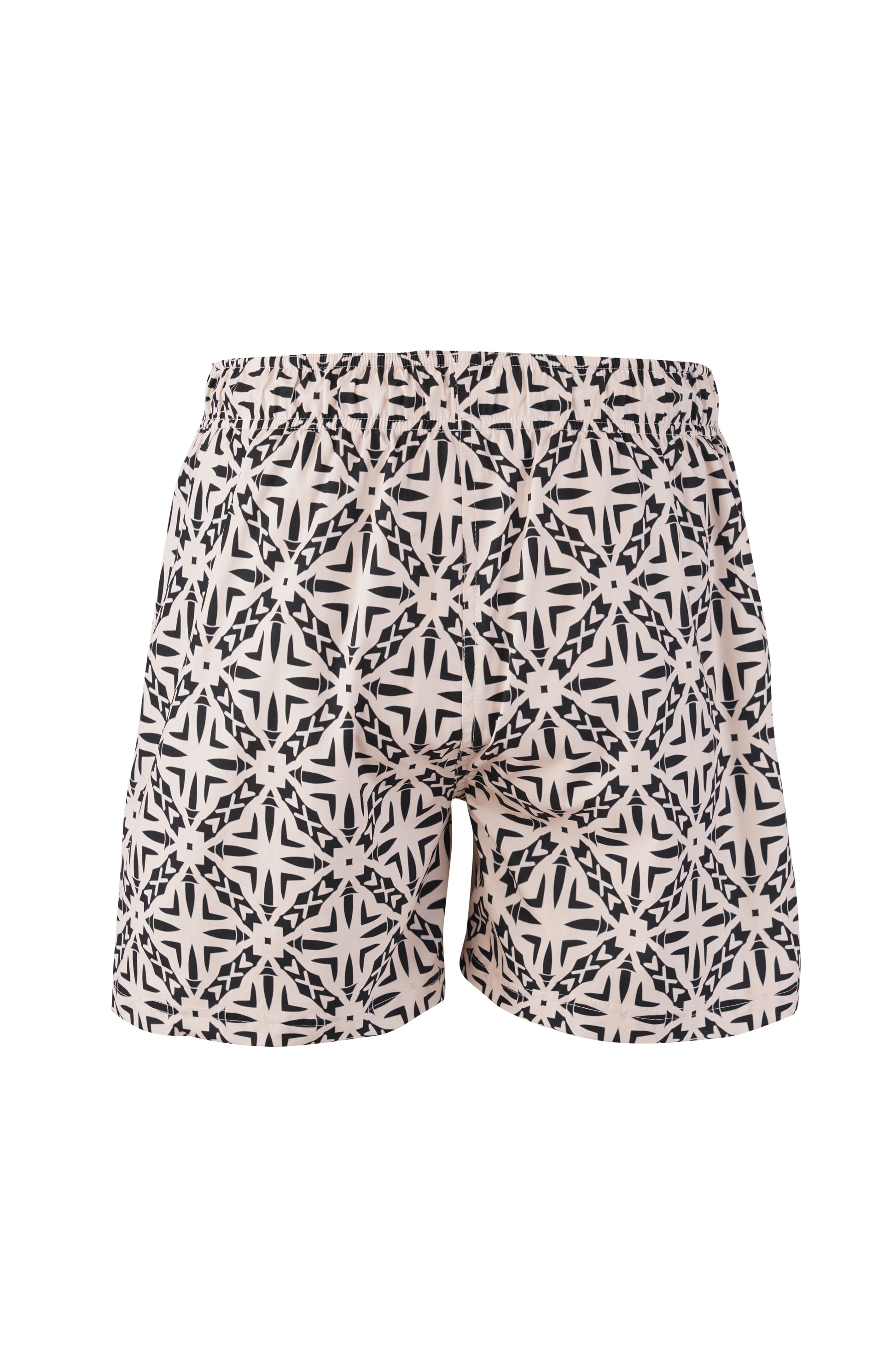 Roma shorts for boys in modern geometric print breathable sustainable beachwear swimwear shorts for boys