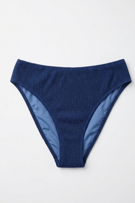 Salacia bikini bottom for women in pink and blue, textured designer swimwear bikini bottom, stylish breathable beachwear bottom