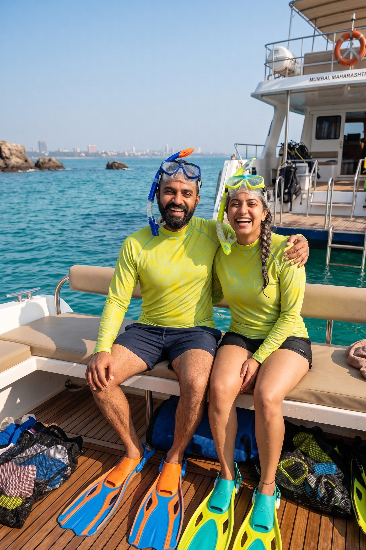 Designer, unisex Napoleon Rash guard swimwear essential in quick-dry green  sustainable fabric, high neckline, long sleeves for SPF 50 + sun protection. Customizable and in plus sizes for summer fun.